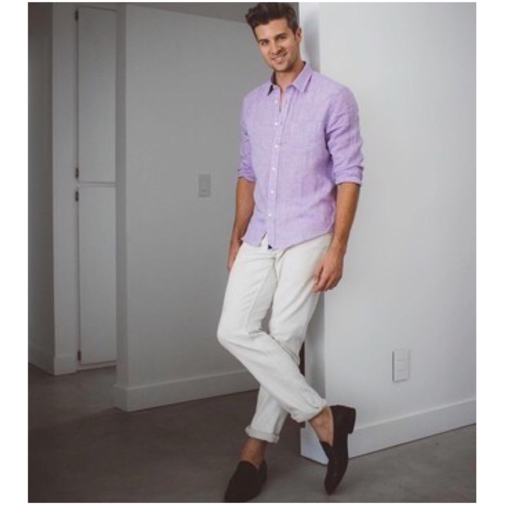 VITARELLI ITALY Men’s Slim Fit Dress Shirt NWT